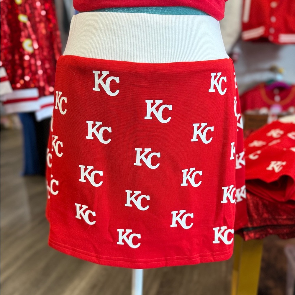 Red KC Women's Skort